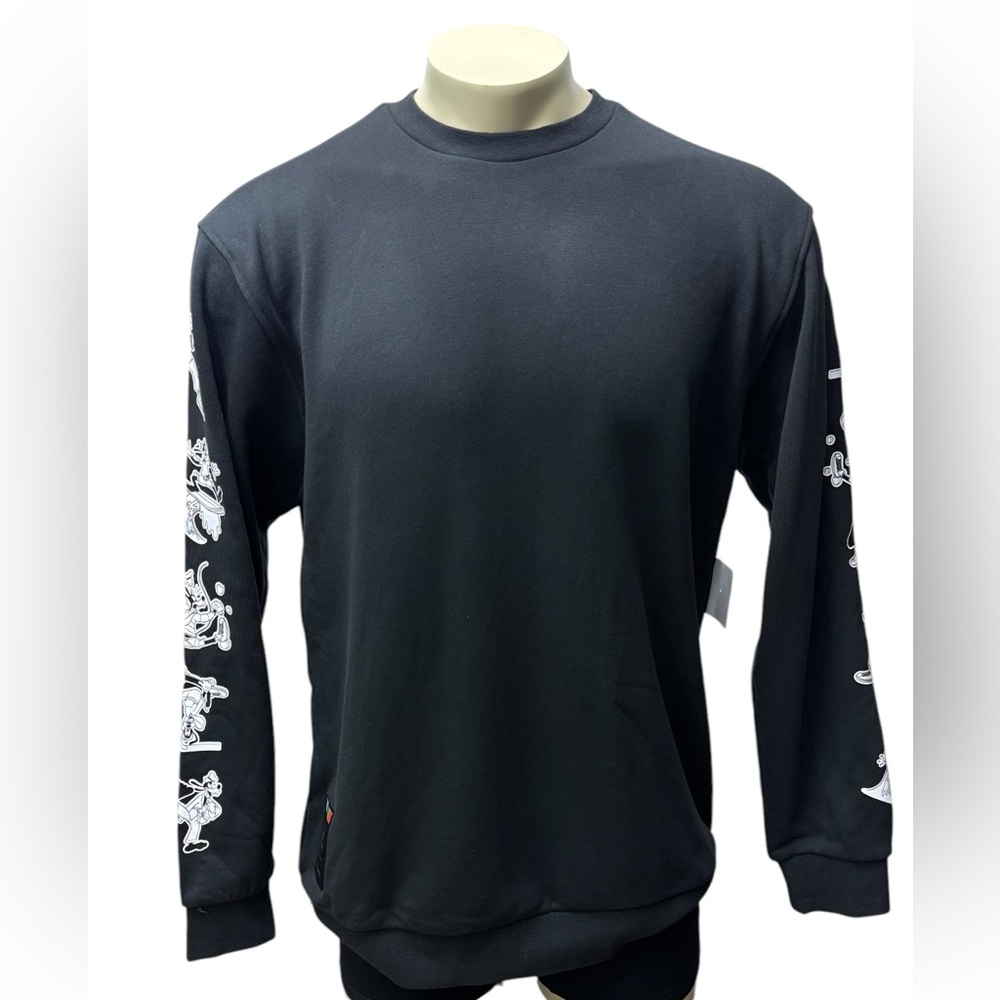 Adidas Originals Men’s Medium Black RARE Goofy Crew Sweatshirt